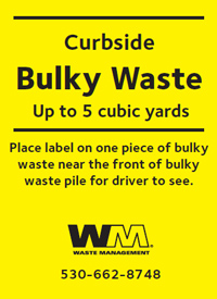 Bulky Waste, West Sacramento