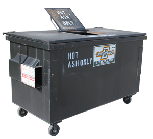 hot ash bin
