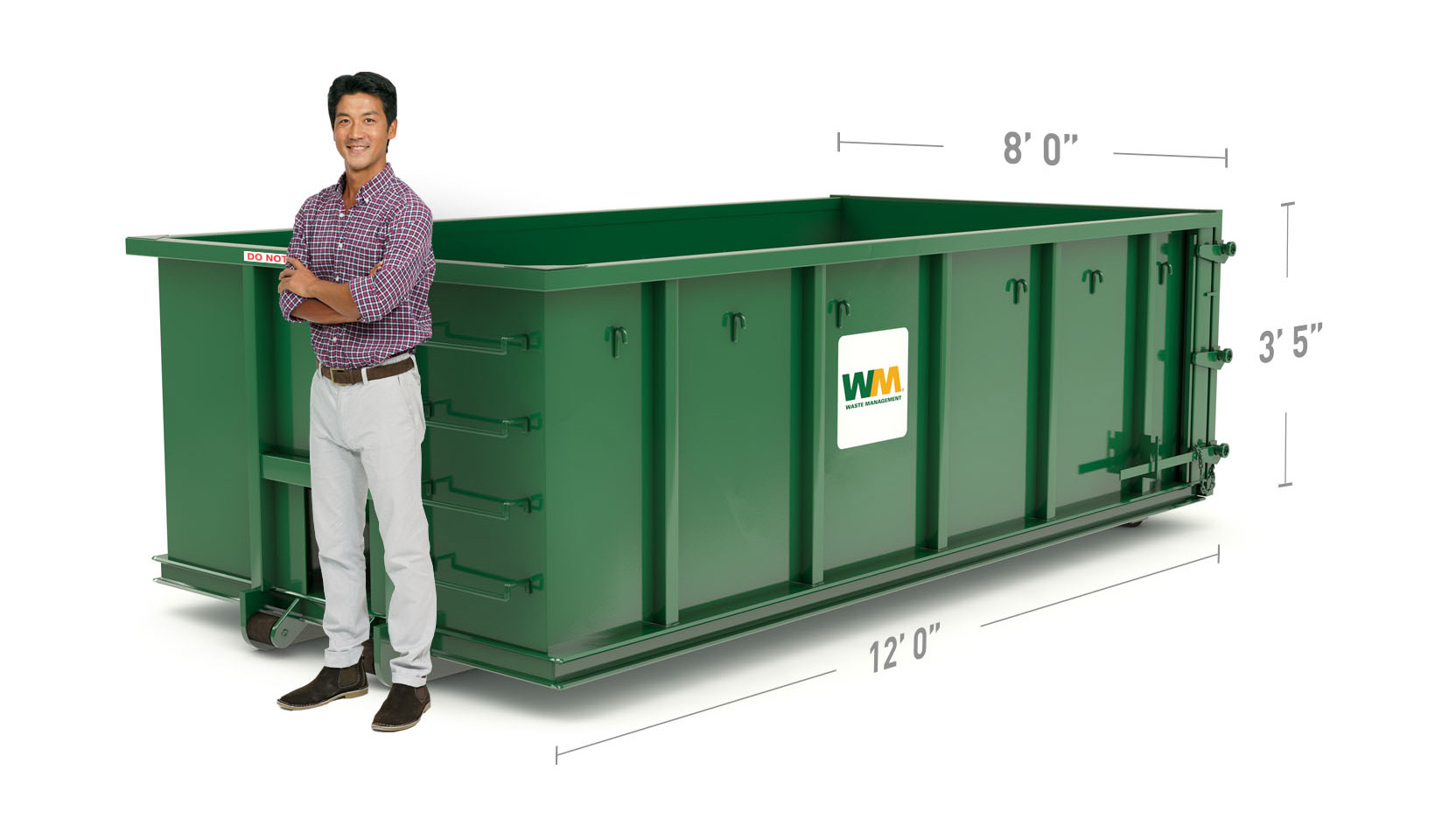 12 Yard Roll-Off Dumpster