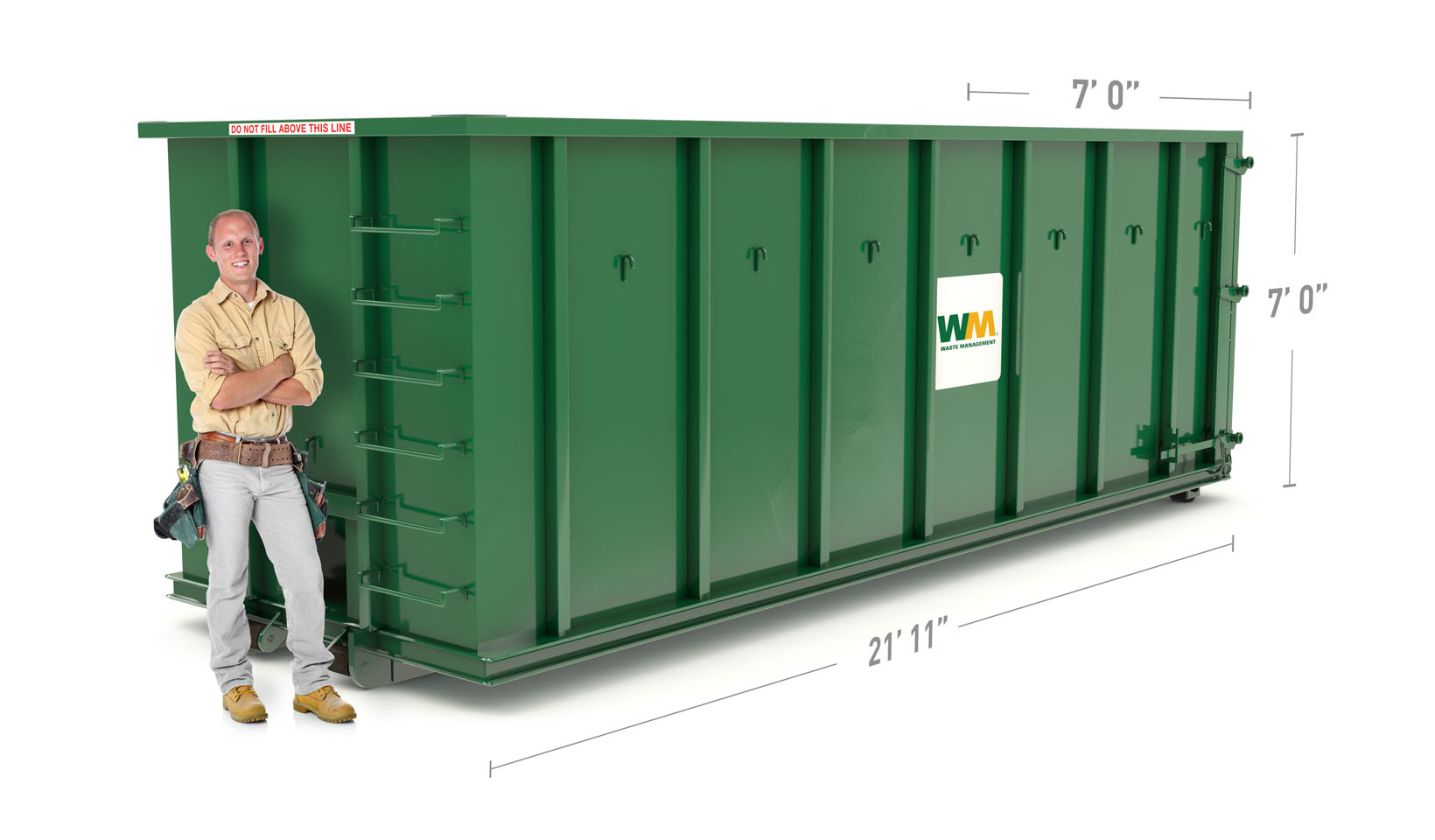 40 Yard Roll-Off Dumpster
