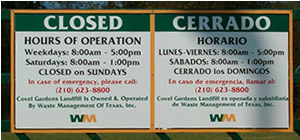 Sign board