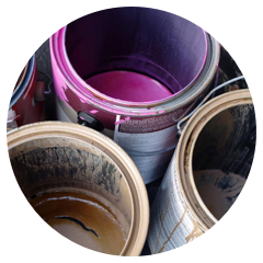 Paint cans hazardous waste