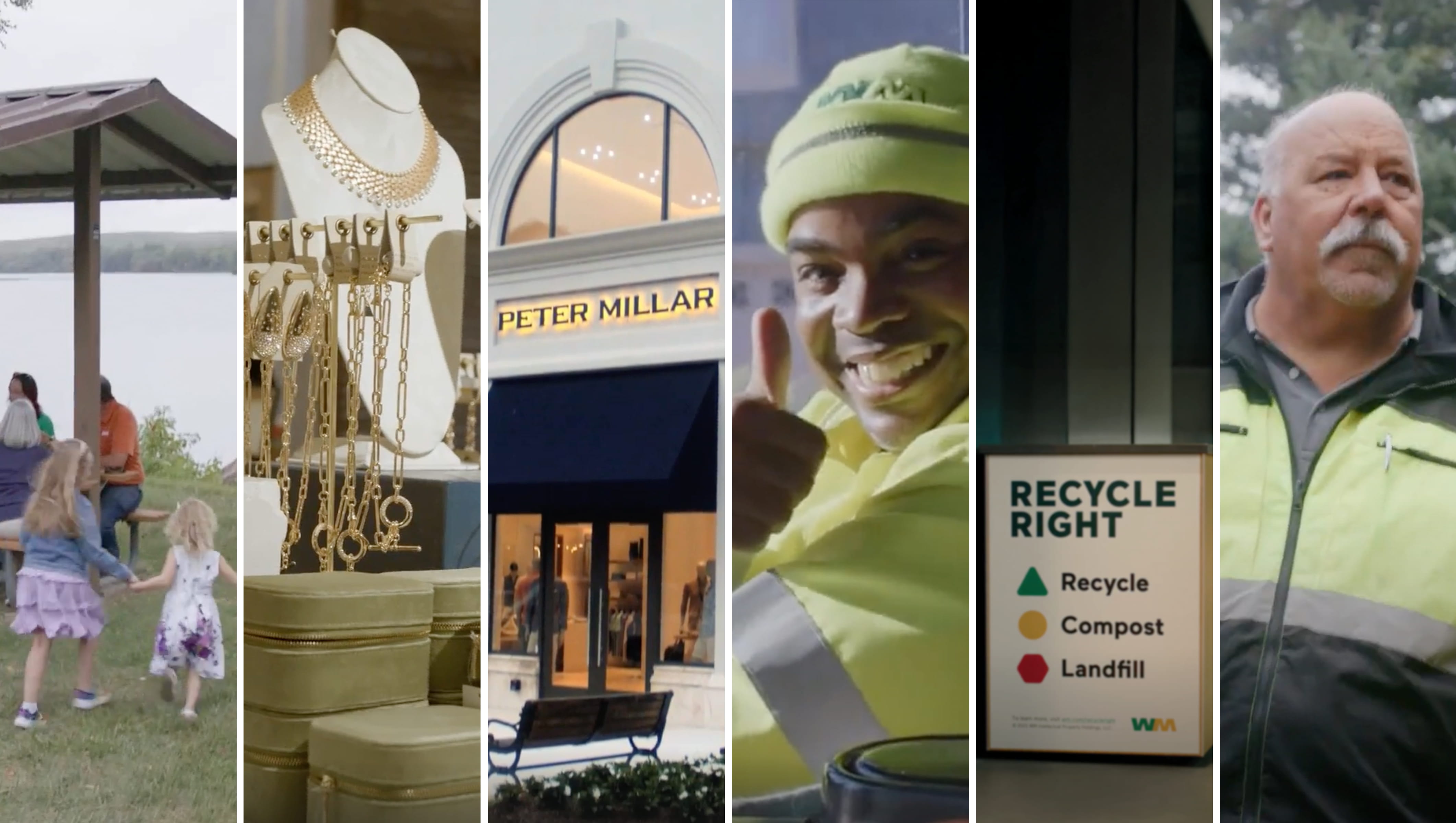 Image collage of WM Sustainability Stories