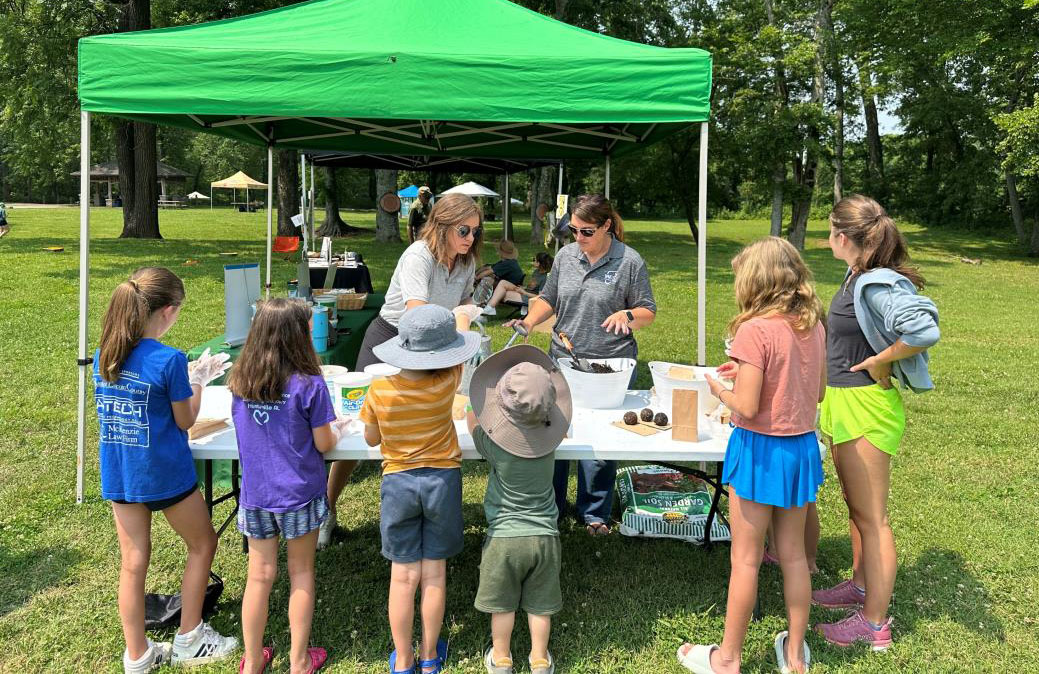 WM team members participating in the Harpeth Conservancy Family Fun Day.