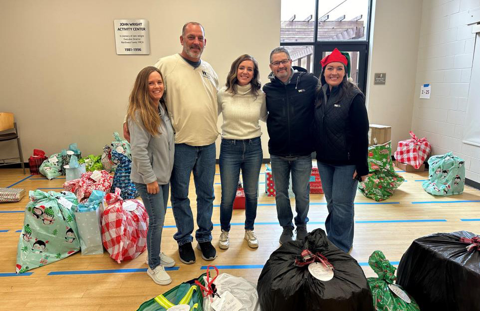 WM team members participating in the Northwest YMCA Angel Tree Christmas Program.