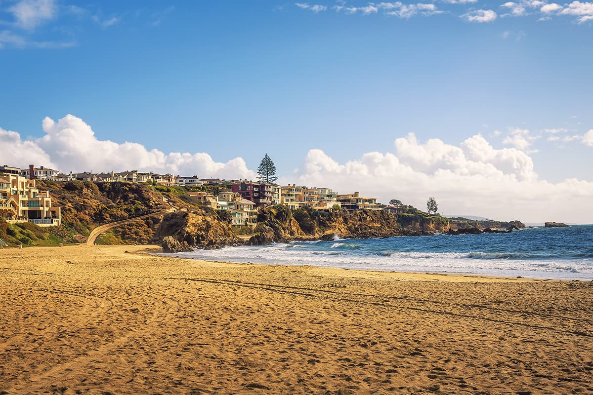 Beach in Corona, CA. WM offers garbage and trash services in Corona, CA