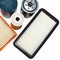 Overhead photo of a variety of discarded items from a garage.